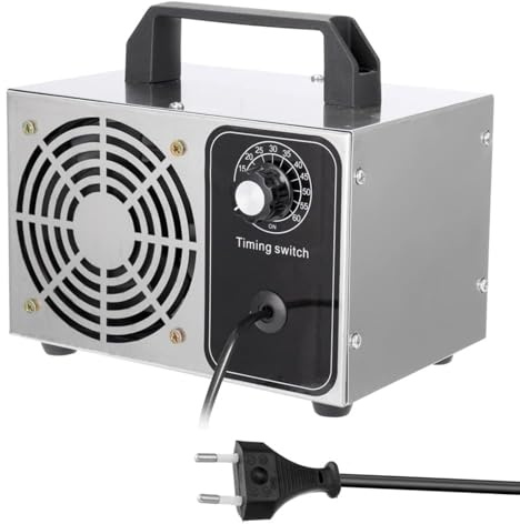 Geevorks Generatore di ozono professionale 32.000 mg/H, ozonizzatore purificatore d'aria 220 V ozonizzatore per ambienti per macchina per ozono per casa e auto