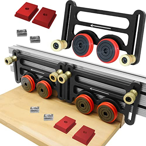 Lavorazione Legno, Lavorazione legno Telaio Regolabile Guida Dell'alimentatore Utensile a Pressare per il Fissaggio Pannelli Rulli Portanti Fissaggio Dell'alimentatore Rulli Portanti lavorazione