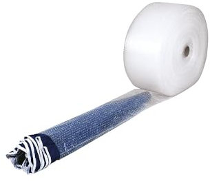 kaiserkraft | Luftpolsterschlauchfolie | 2-lagig | Materialstärke 60 µm | LxB 50 m x 200 mm