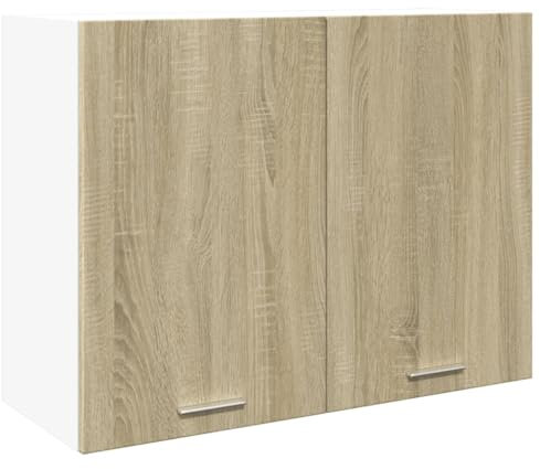 vidaXL Hängeschrank Lyon Sonoma-Eiche 80x31x60 cm Holzwerkstoff