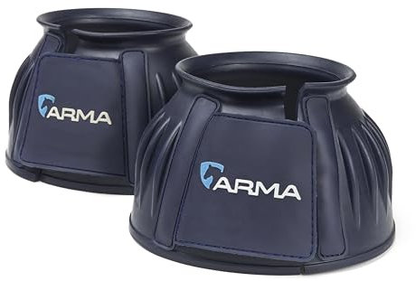Shires ARMA Hufglocken für Pferde, Marineblau, Größe XXL