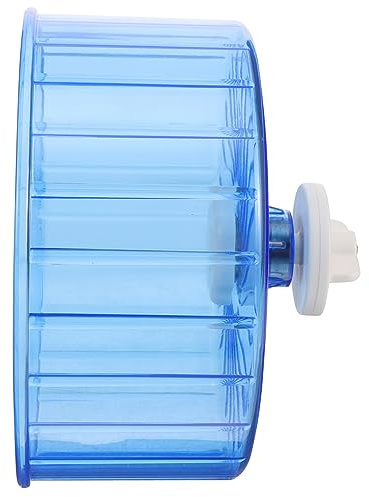 TOBBOMEY Roue d'exercice Silencieuse en Plastique sans Bavures pour Gerbilles et Chinchillas Design à Faible Bruit pour Cage de Petits Animaux