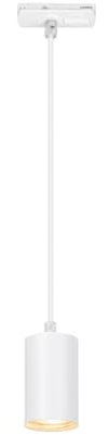 BRILONER - Sistema a binario, Faretto a sospensione su binario, combinabile, illuminazione a binario, lampada a sospensione, GU10, lampada a soffitto, plafoniera, 1410x82x55mm (LxLxD), bianco