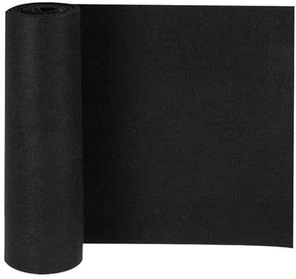 Felt Planter Liner Roll | Non Woven Plant Felt Liner Roll,Black Moisture Retention Plant Potting Planter Sheets Replacement for Outdoor Balcony Yard Garden Fence Outside