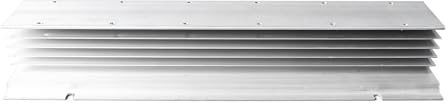 Disipador de calor SSR monofásico, disipador de calor de relé de estado sólido, accesorio de refrigeración de aluminio con diseño de múltiples capas para una rápida disipación del