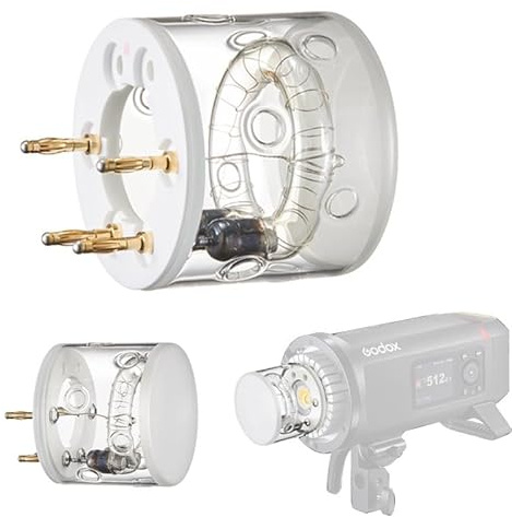 Godox FT-AD800 Pro Flash Tube Replacement for AD800 Pro All-in-One Outdoor Flash - 800Ws 5800K Omega-Shaped 2-Pin User-Replaceable Strobe Lamp