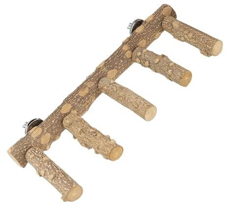 FytStycale Échelle d'escalade pour Oiseaux, Perchoirs pour Oiseaux, échelle Plateforme, Jouet Amusant pour Sauter, Grimper, S'asseoir et Mâcher pour Les