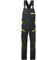 Fristads Fusion Latzhose 1555 STFP 129486 Schwarz/Gelb EN 14404 Industriewäsche ISO 15797 Größe C152