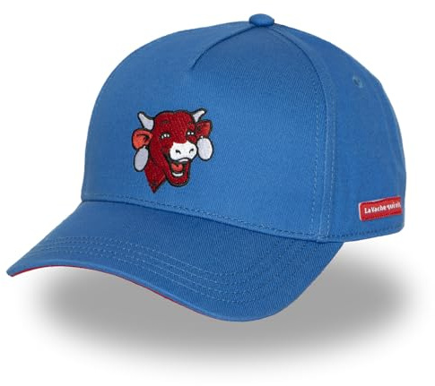 FREEGUN Casquette Homme & Femme, Baseball LA Vache Qui RIT, Bleu COWB
