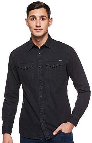 JACK & JONES Male Jeanshemd Comfort Fit Jeanshemd