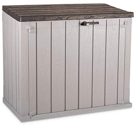 Toomax baule portattrezzi Storer Plus, da giardino, colore grigio talpa/marrone
