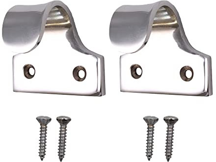 Sash Window Lift Handle 50mm Polished Chrome Pack of 2