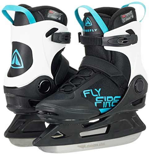 Firefly Damen Phoenix III Eishockeyschuhe, Black/White/Blue, 41