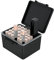 JJC AAA AA Battery Organiser Storage Case with Battery Tester, Water-Resistant Hard Holder Batteries Organizer with Detachable Battery Checker Holds 20 AA Batteries and 14 AAA Batteries