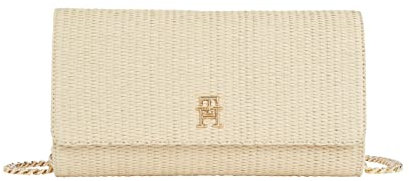 Tommy Hilfiger Damen TH Summer AW0AW14482 Clutches, Beige (Natural)