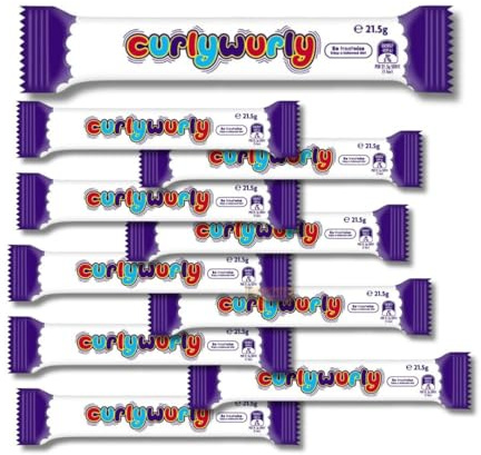 Chocolate Bar Bundle with Curly Wurly – Fun & Chewy Chocolate Treat Selection For Snacking, gifting, lunchboxes, party bags, and on-the-go treats. (10x)