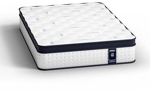 Grbsy H4 Materasso, Materasso Ibrido con Molle Insacchettate a 7 Zone di Supporto e Memory Foam – Comfort Ergonomico e Isolamento del Movimento, Certificazioni Oeko-TEX e CertiPUR-US, 160x200x30.5cm