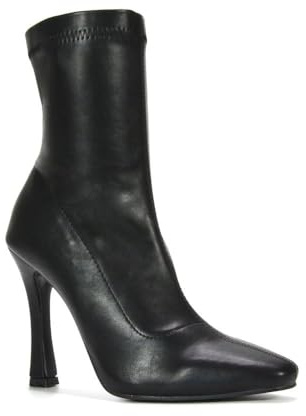 Womens Sock Stretch Stiletto High Heel Ankle Boots Ladies Chelsea Booties Shoes Size 3-8
