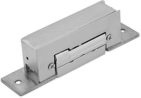 Elektrischer Türöffner,ASHATA Verstellbares elektrisches Türschloss DC12V Premium Türöffner,Doppelentriegelung Zugriffssteuerung Türöffner für Bürogebäude Holztüren Stahltüren