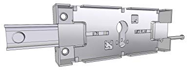 serratura laterale sinistra per serranda senza cilindro