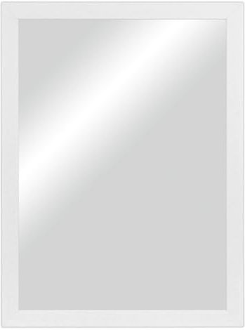 CHELY INTERMARKET Espejo Pared Cuerpo Entero 40x50cm-Marco Exterior 47x57cm MOD-128 Blanco-Raya
