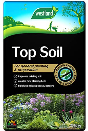 20L Top Soil - Gardening Soils for Outdoor and Indoor Planting - Small to Large Plants - Promotes Rooting and Plant Health - Blended To Support Plant Health