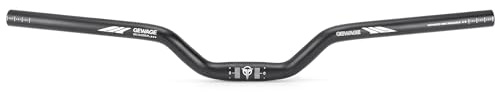 25.4 Bike Handlebar - 50mm Riser Handlebar - 620mm Aluminium Alloy Mountain Bike Bicycle Handlebars (25.4-50mm Rise)
