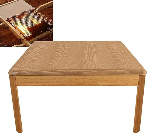 Tavolo kotatsu in legno massello giapponese riscaldamento a pavimento basso tavolino da caffè per sedersi sul pavimento quadrato Chabudai meditazione tavolo da altare con scaldapiedi coreano caffè tè