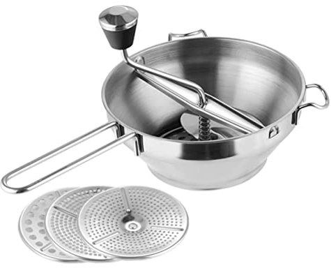 ULTECHNOVO Batidora De Alimentos Machacador De Papas De Acero Inoxidable Herramienta para Machacar Frutas y Verduras para Cocina