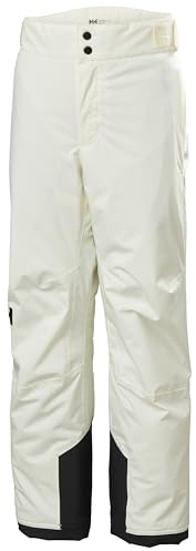 Helly-Hansen Diamond Pant Junior Girl Ski Pants, Waterproof Breathable Snow Gear, Insulated Warmth, 047 Snow - 10