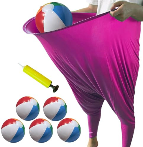 Juego de Exterior Granny Pants con Pelotas saltarinas (Rojo)