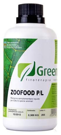 GREEN VET FITOTERAPIA VETERINARIA GreenVet® ZOOFOOD P/L Bottiglia 500 g - mangime complementare/integratore per l'alimentazione di Cavalli Adulti e puledri (equini) - con Timo (Thymus vulgaris)