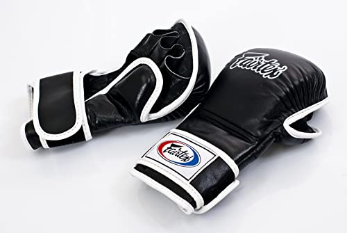 Fairtex MMA Sparrings Handschuhe, FGV15, schwarz, Freefight, Grappling Vale Tudo Größe M