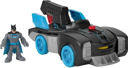Fisher-Price Imaginext GWT24 - DC Super Friends Bat-Tech Batmobil und Batman, Spielzeug ab 3 bis 8 Jahren
