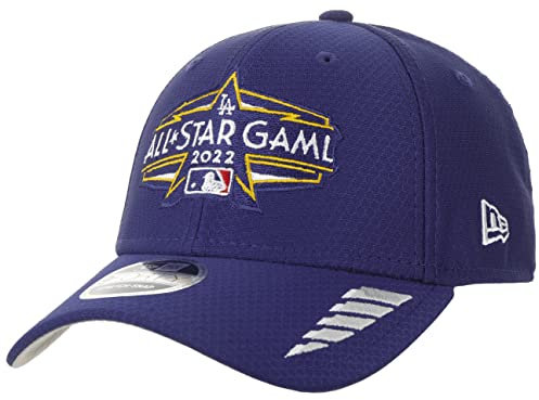 New Era 9Forty LA Dodgers Palm Allstar Cap Basecap Baseballcap Curved Brim MLB Los Angeles Damen/Herren - mit Schirm Winter Herbst Frühjahr Sommer Frühling-Sommer Herbst-Winter - One Size blau