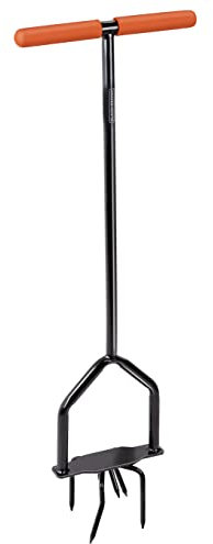Heavy Duty Long Handled 6 Prong Ratchet Cultivator