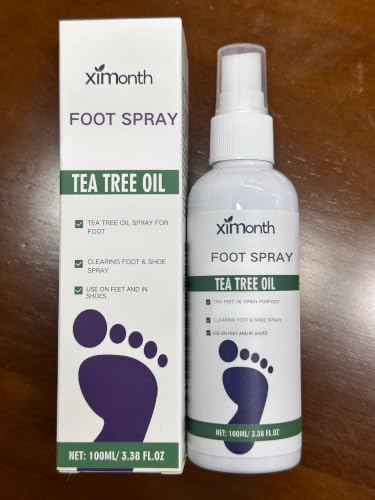 2PCS Foot Spray with Tea Tree Oil,Tea Tree Oil Feet Spray,Foot & Shoe Freshness,Quick-Drying and Travel-Friendly (2 PCS)