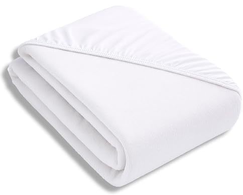 FUSIONHOME - Protector de Colchón Impermeable 135x190 - Cubre Colchón de Rizo Transpirable, Absorbente y Antiácaros - Altura Ajustable hasta 30 cm y Largos Cama de 190/200 cm