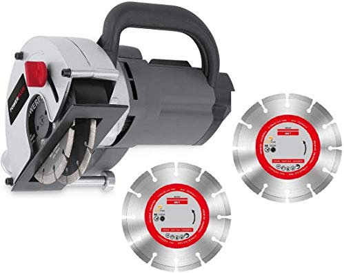 Rozadora de ranura Rozadora Incluye Discos de diamante Sierra circular pared Fresadora 1700 W