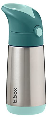 b.box Borraccia isolata in acciaio inox (doppia parete) | Mantiene bevande fredde fino a 8 ore e calde per 6 h | Thermos da 350 ml