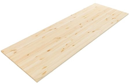 RIVERBANK Kiefernholz Arbeitsplatte | Stabile Arbeitsfläche für Küchenarbeitsplatte, Werkbank, Schreibtisch und DIY-Projekte | Massivholzplatte (Kiefernholz, 160x80x2 cm)