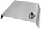 BABOSSA® Grill Pizzahaube inkl. Deckelthermometer | 55x40x9cm | V2A Edelstahl| Pizzacover für perfekte Pizzen vom Grill