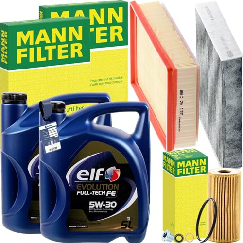 BandelOne enthält Mann Inspektionspaket 5W-30 Motoröl passend für 1.6 dci Trafic 3