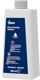 HOOVER DETHHOOV Produit Nettoyant pour Sols pour tous les Aspirateurs Laveurs– Nettoyage en Profondeur, Brillance & Parfum Frais – Élimine les Taches et Odeurs - compatible toutes marques - 500 Ml