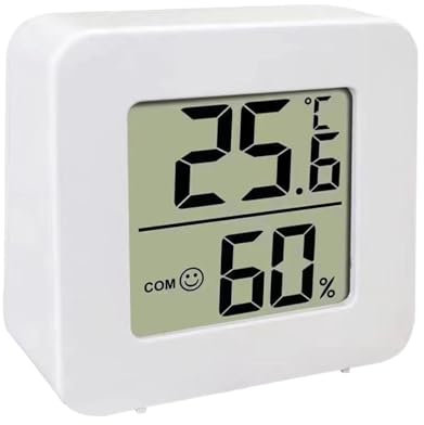Medidor de temperatura y humedad | Higrómetro de medidor de temperatura interior LCD | Mini termómetro electrónico | Monitor digital preciso | Medidor para la sala de la oficina en casa en el interior
