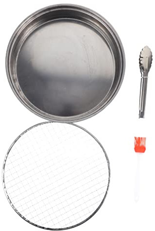 Milisten 1 Set Barbecue Portatile Usa e Getta per Carbonella Mini Bbq per Esterni e Facile da Trasportare e Conservare