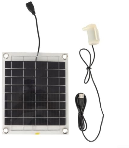 Pompa a fontana solare con pannello trasparente su entrambi i lati da 10 W, 12 V, fontana per uccelli, per giardino, stagno, kit di decorazione per esterni