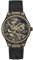 Guess Unisex Erwachsene Datum klassisch Quarz Uhr mit Leder Armband W0844L1