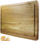 Chef Remi Schneidebrett - Lebenslange Ersatzgarantie - Best bewertetes Schneidebrett aus massivem Holz - 40x25cm großes Küchenutensil - stärker als Kunststoff oder Bambusbretter