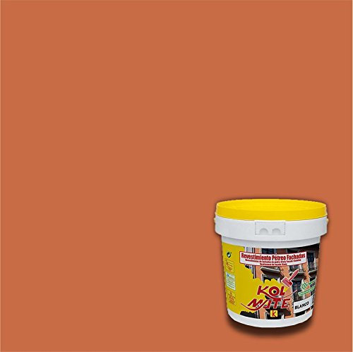 Kolmate Revestimiento Pétreo de Fachadas Pintura especial para fachadas (5 kg., teja)